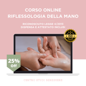 Corso Online Riflessologia della Mano